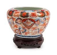 An Imari Porcelain Jardinière — MEIJI PERIOD