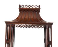 A Chinese Chippendale Style Mahogany Whatnot