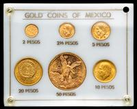 A Mexico 6 Gold Coin Set