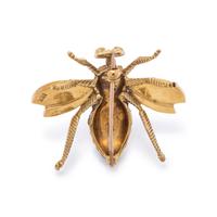 YELLOW GOLD AND ENAMEL BEE BROOCH