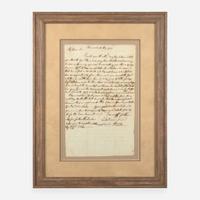 [Declaration of Independence] [New York] Morris, Lewis Autograph Letter, signed
