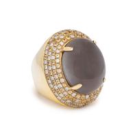 YELLOW GOLD AND MULTIGEM RING