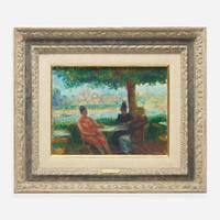 William Glackens (American, 1870–1938) Restaurant Beau Rivage à Sannois