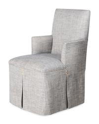 A Set of Four Contemporary Skirted Armchairs