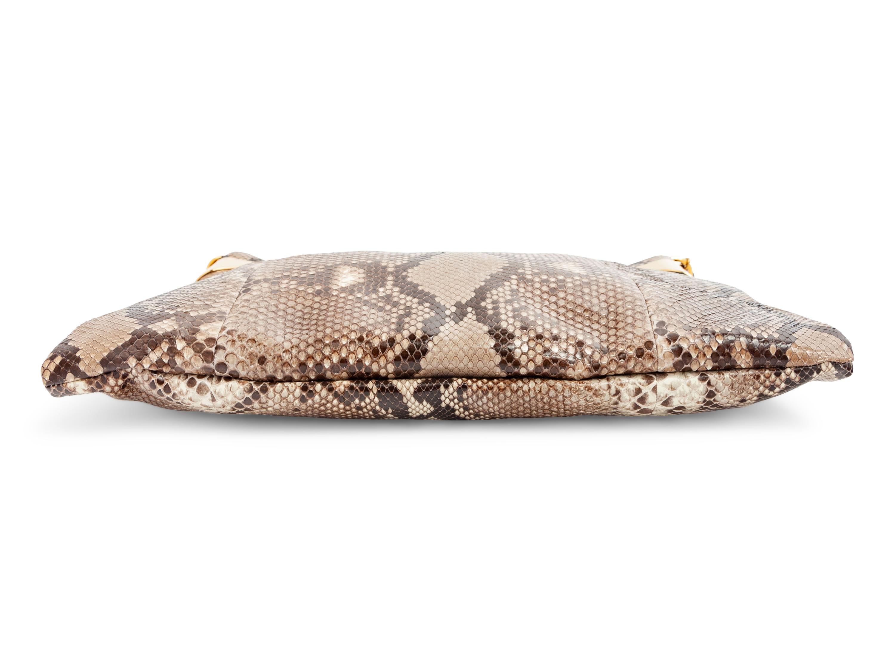 Gucci Snakeskin Flat Bag, 2000s