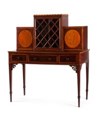 A Federal Style Mahogany Cabinet Height 58 x width 49 x depth 23 inches. — 19TH CENTURY
