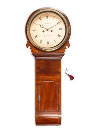 An English Mahogany Wall Clock