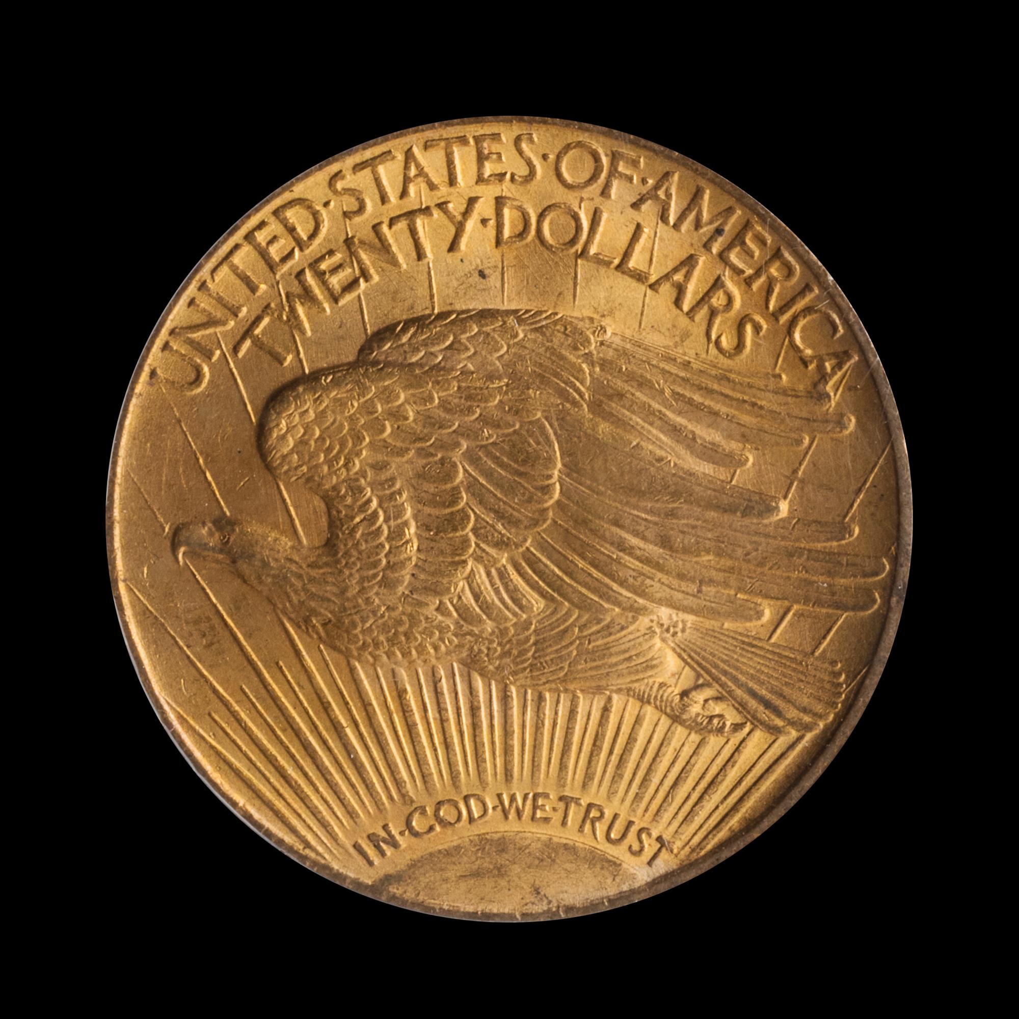 A United States 1924 St. Gaudens $20 Gold Coin