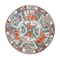 Five Chinese Export Rose Medallion Porcelain Articles