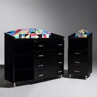 Postmodern chest of drawers Nuova Alchimia for Zabro