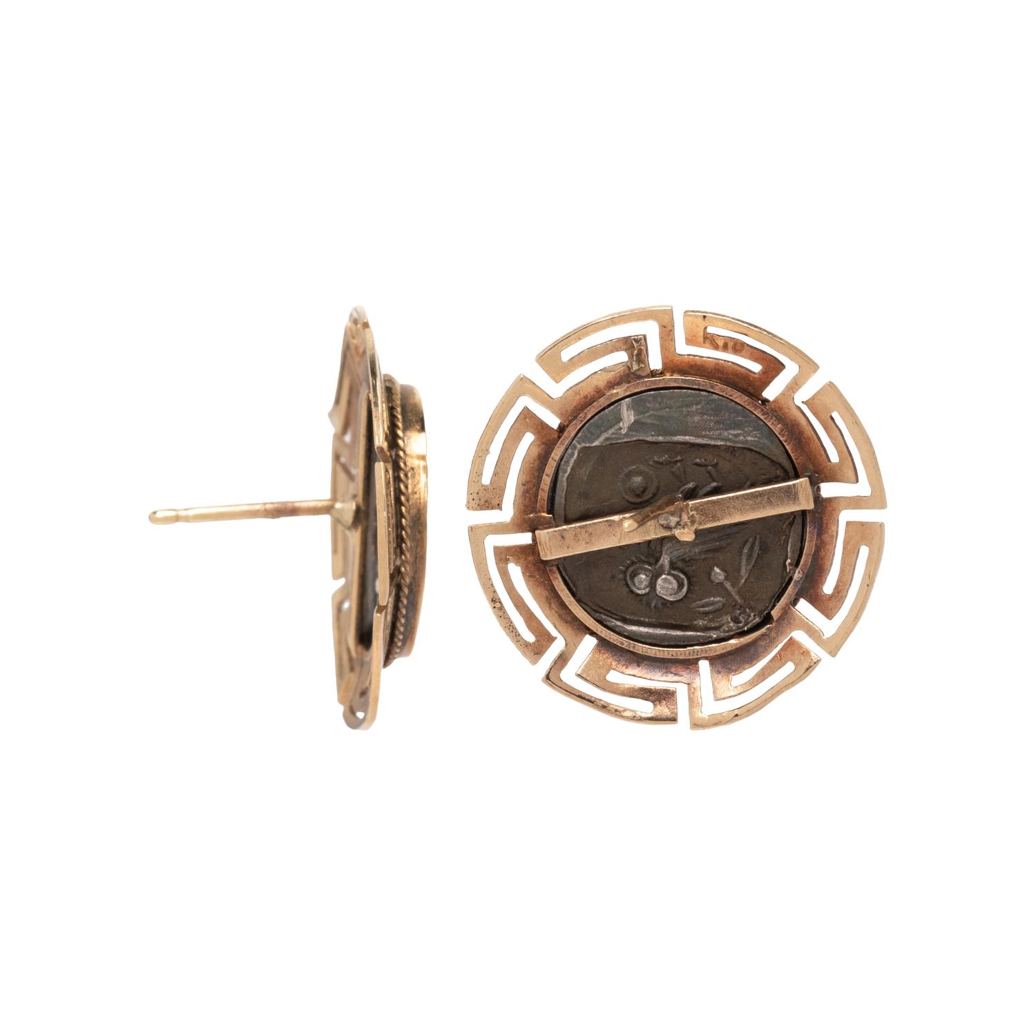 COIN STUD EARRINGS