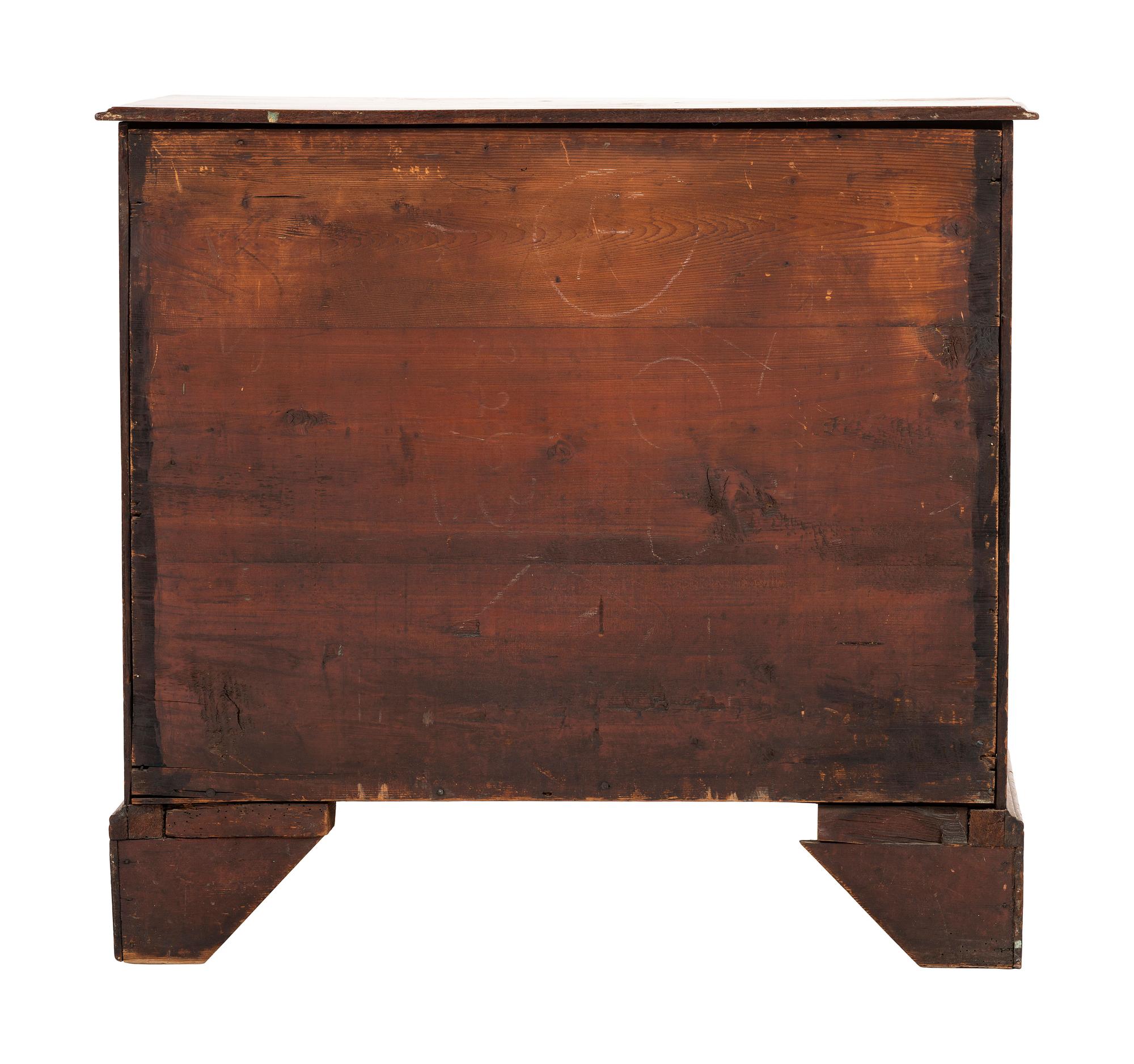 A George III Mahogany Four-Drawer Chest