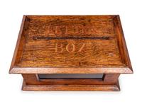 A Victorian Oak Letter Box