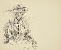 Jacques Villon (French, 1875-1963) — Portrait d'Homme (Autoportrait), 1961