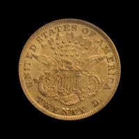 A United States 1870 Liberty Head $20 Gold Coin