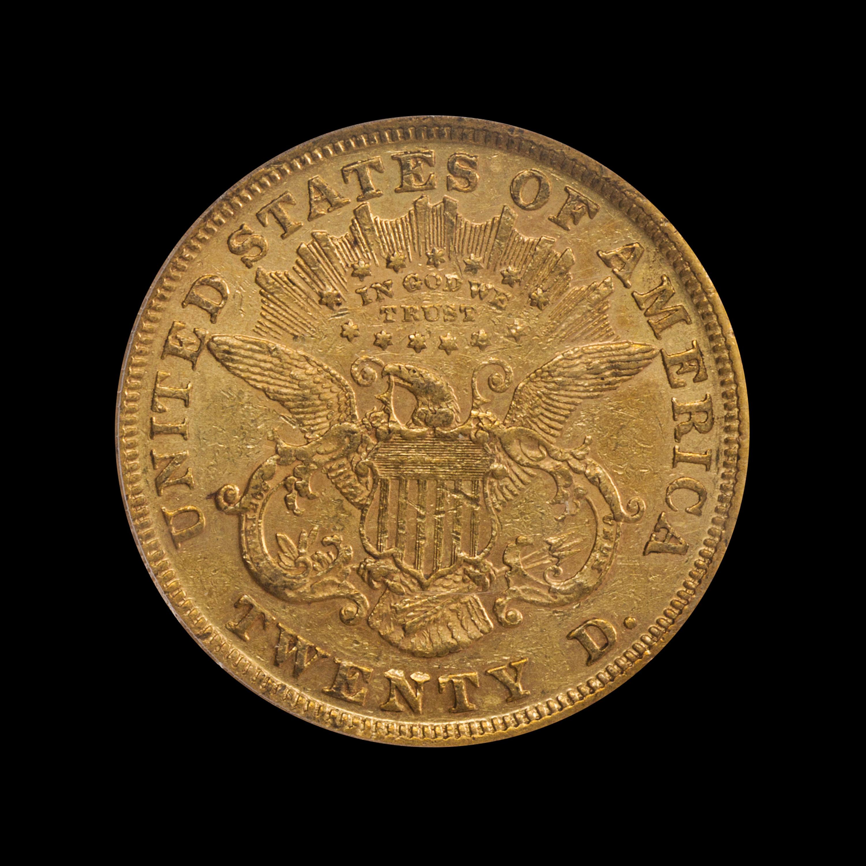 A United States 1870 Liberty Head $20 Gold Coin