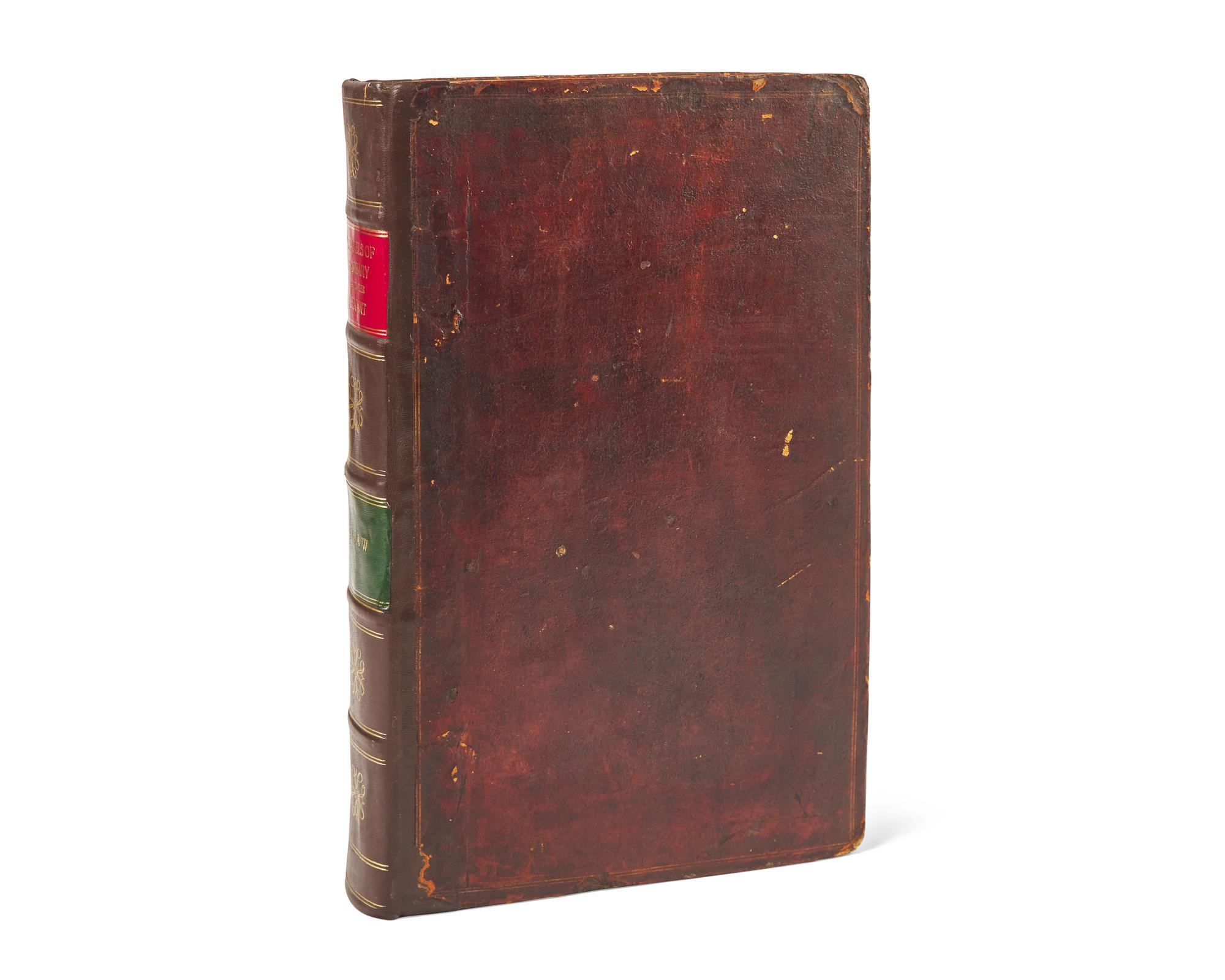 [TRAVEL & EXPLORATION] SHAW, Thomas. Travels, or Observations Relating to Several Parts of Barbary and the Levant. Oxford: Printed at the Theatre, 1738.