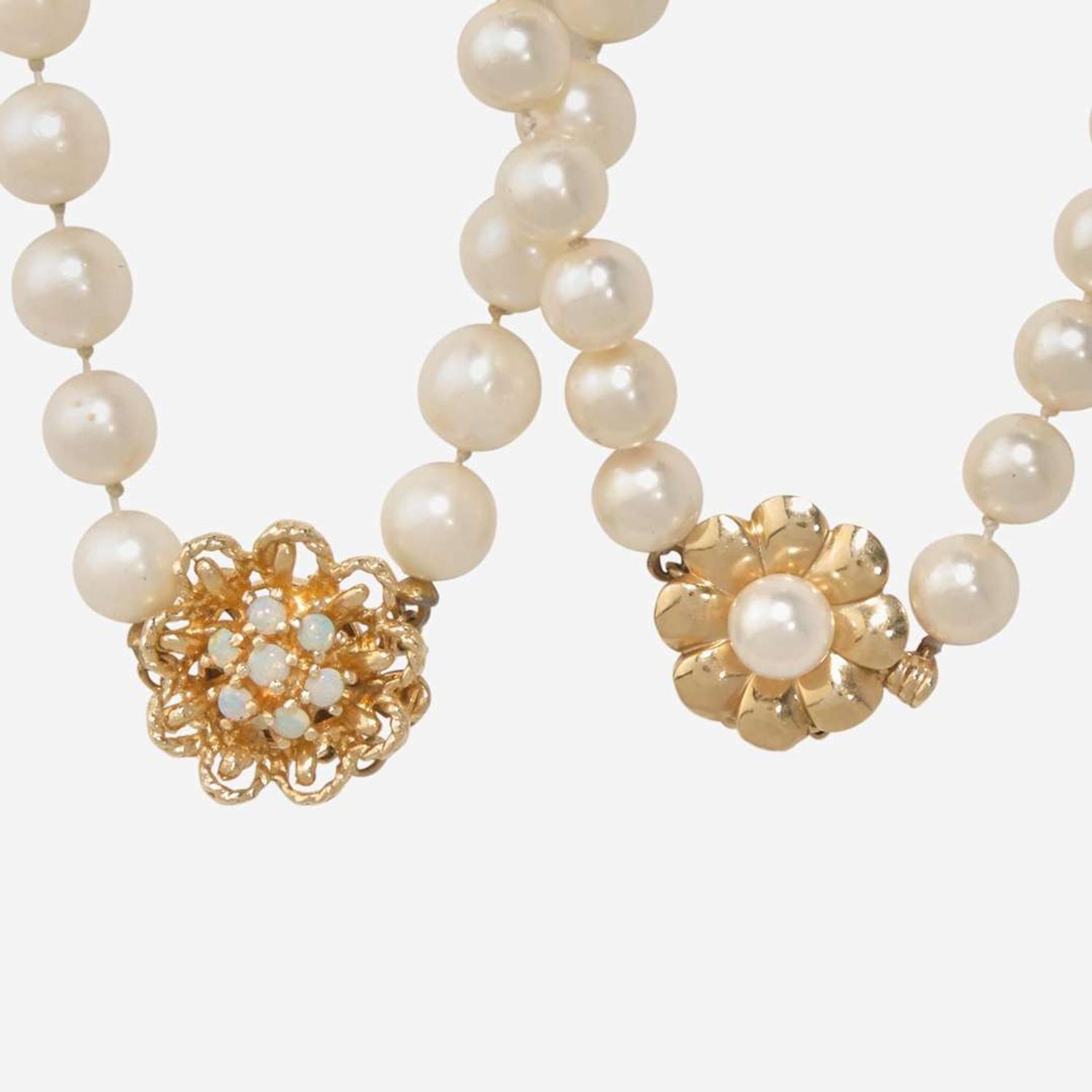 A Collection of Pearl and Gemstone Jewelry