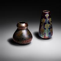 Two vases, c. 1903-17 for Weller Pottery, USA