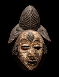 Two Punu Wood Masks