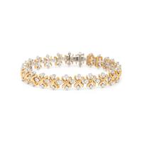 TIFFANY & CO., SCHLUMBERGER, YELLOW GOLD AND DIAMOND 'LYNN' BRACELET