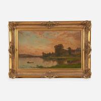 Hippolyte Camille Delpy (French, 1842–1910) Morning Banks of the Seine
