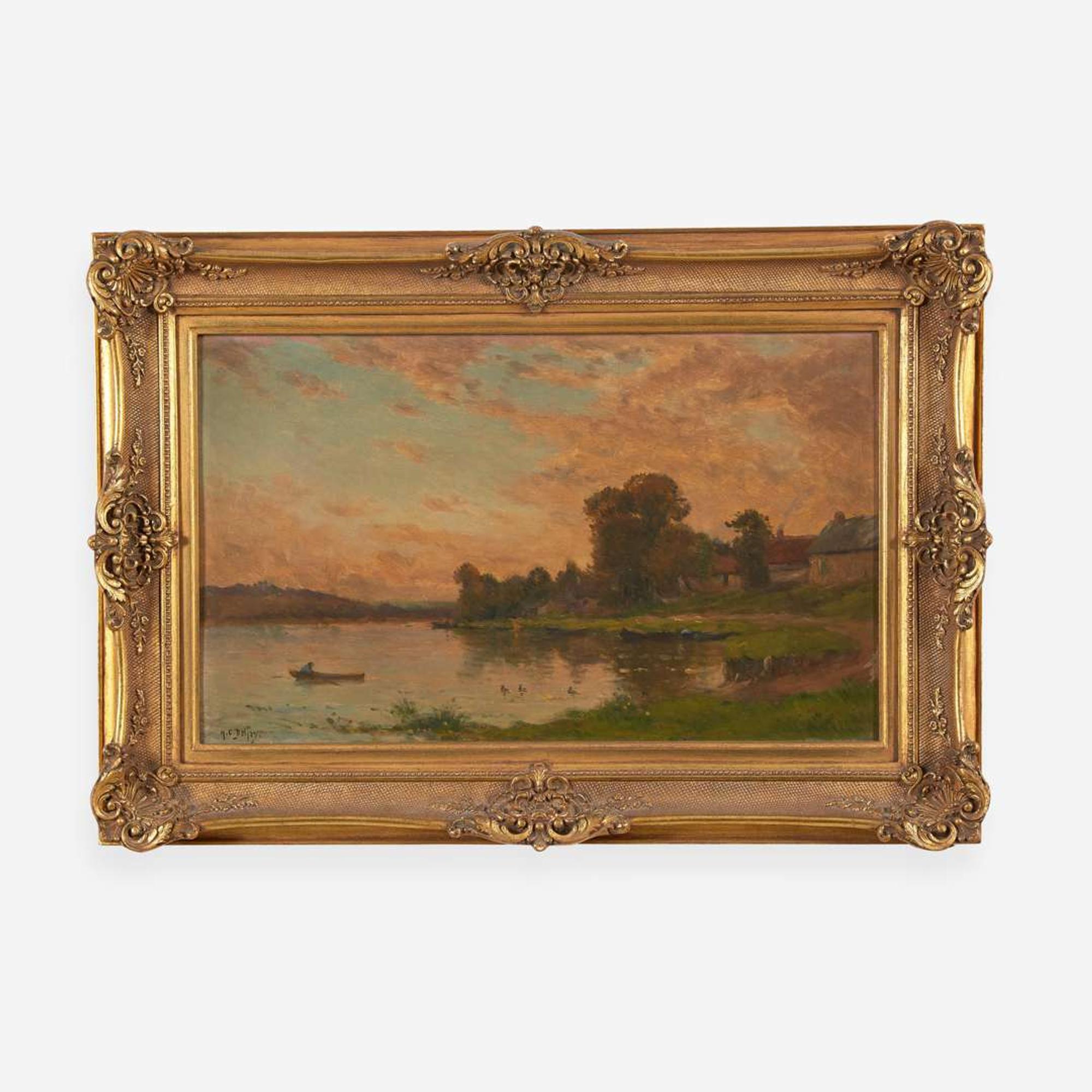 Hippolyte Camille Delpy (French, 1842–1910) Morning Banks of the Seine