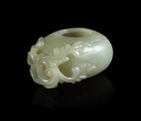 A Celadon Jade Water Coupe