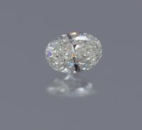 A 1.58 Carat Oval Brilliant Cut Diamond,