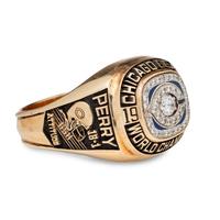 A Rare Jostens 1985 Chicago Bears Super Bowl XX Championship Salesman Sample Ring Crafted to William "The Refrigerator" Perry's Size