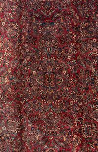 A Sarouk Wool Rug