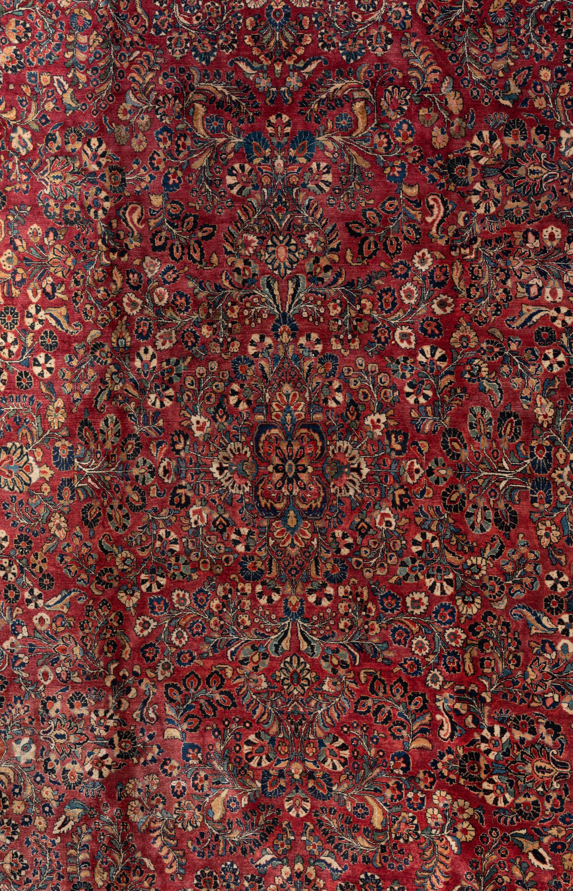 A Sarouk Wool Rug