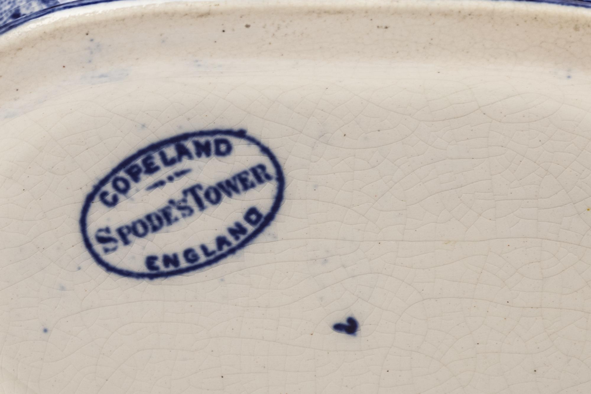 A Copeland Spode Tower Pattern Ironstone Dinner Service