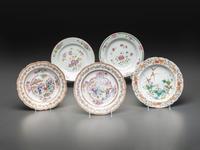 A Collection of Chinese Export Rose Medallion and Famille Rose Porcelain