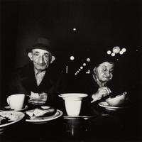 A group of four photographs ( Sicily , 1961; The Cafeteria , 1973; The Trip West, Camp Ground , 1966; Women Playing Bocce, Brighton , 1960)
