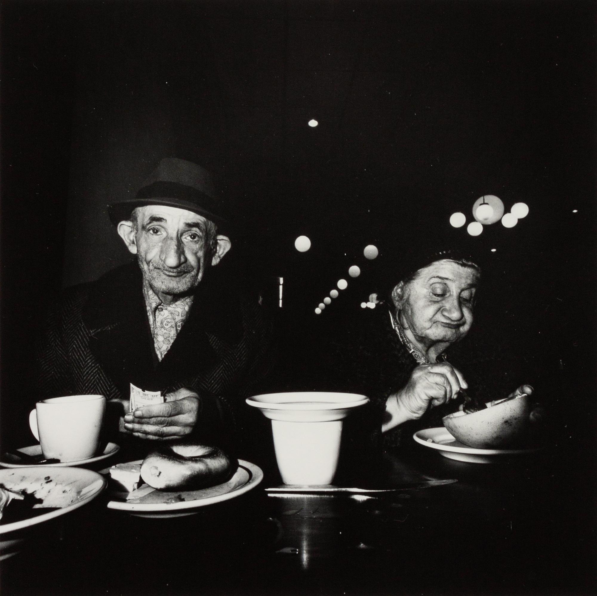 A group of four photographs ( Sicily , 1961; The Cafeteria , 1973; The Trip West, Camp Ground , 1966; Women Playing Bocce, Brighton , 1960)