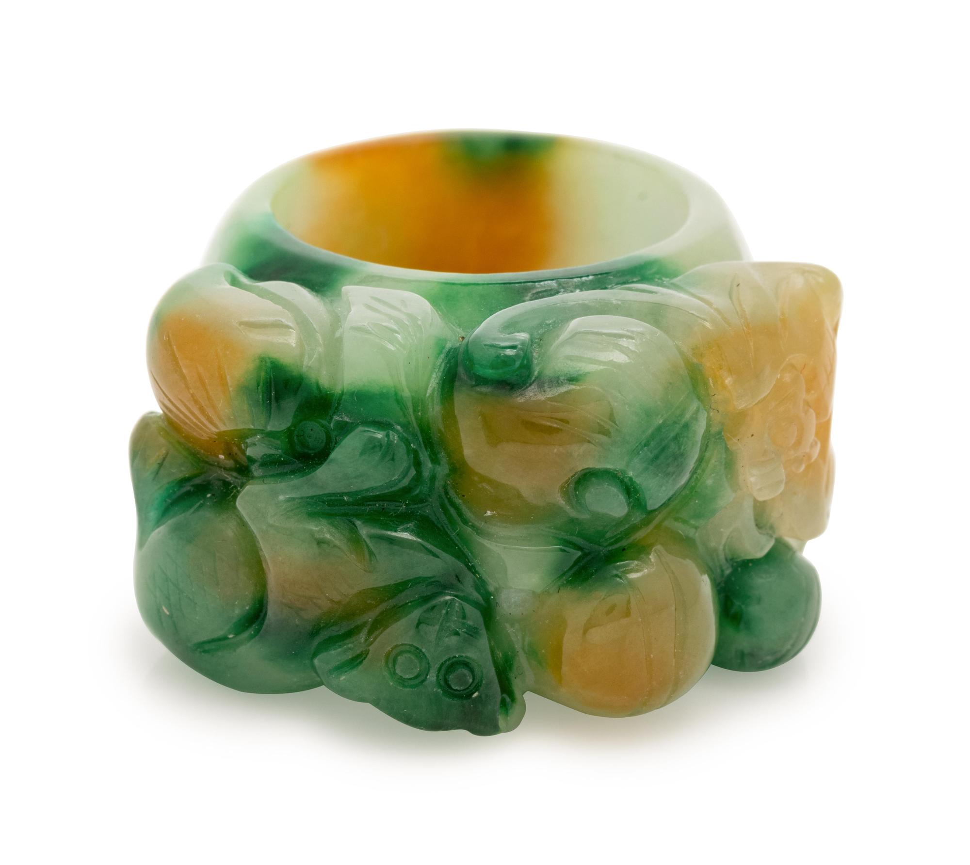 A Jade Archer Ring,