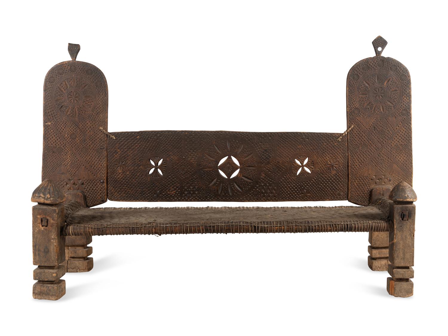 An Indian Teak Daybed