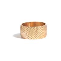 ROSE GOLD AND DIAMOND BAND RING