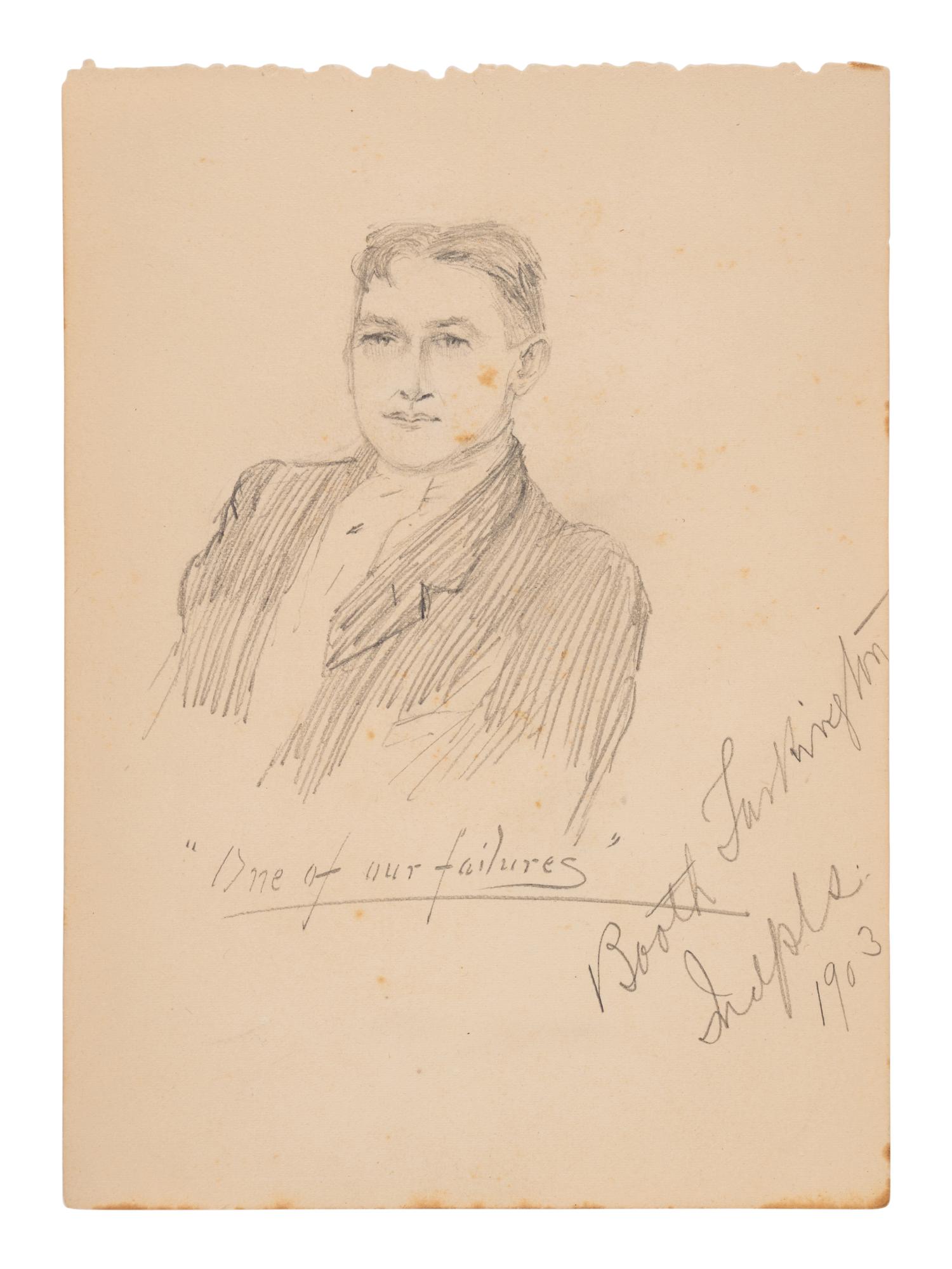 TARKINGTON, Booth (1869-1946). The Gentleman from Indiana . New York: Doubleday & McClure Co., 1899.