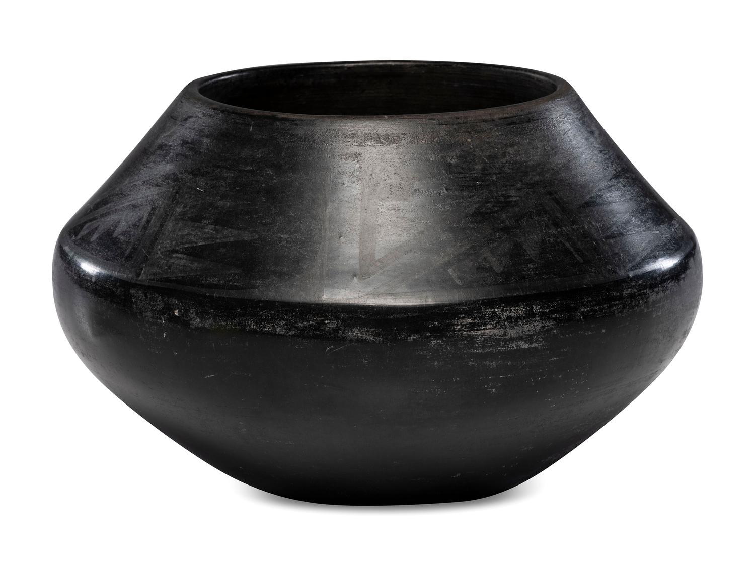 Blackware Pottery Jar 1923-1925