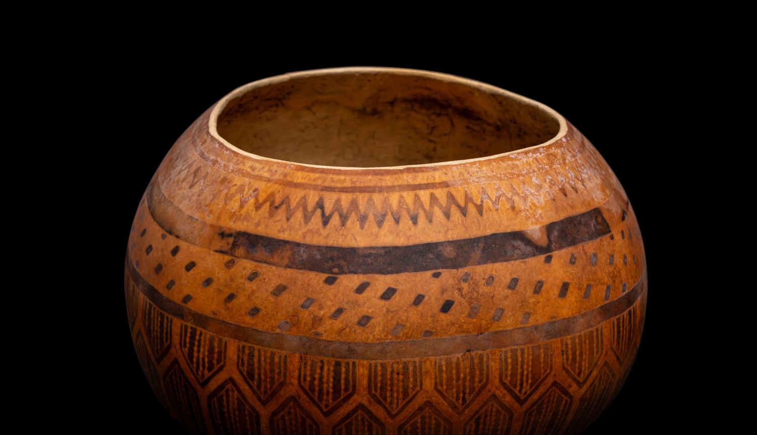 A Group of Oceanic Gourd and Coconut Shell Vessels