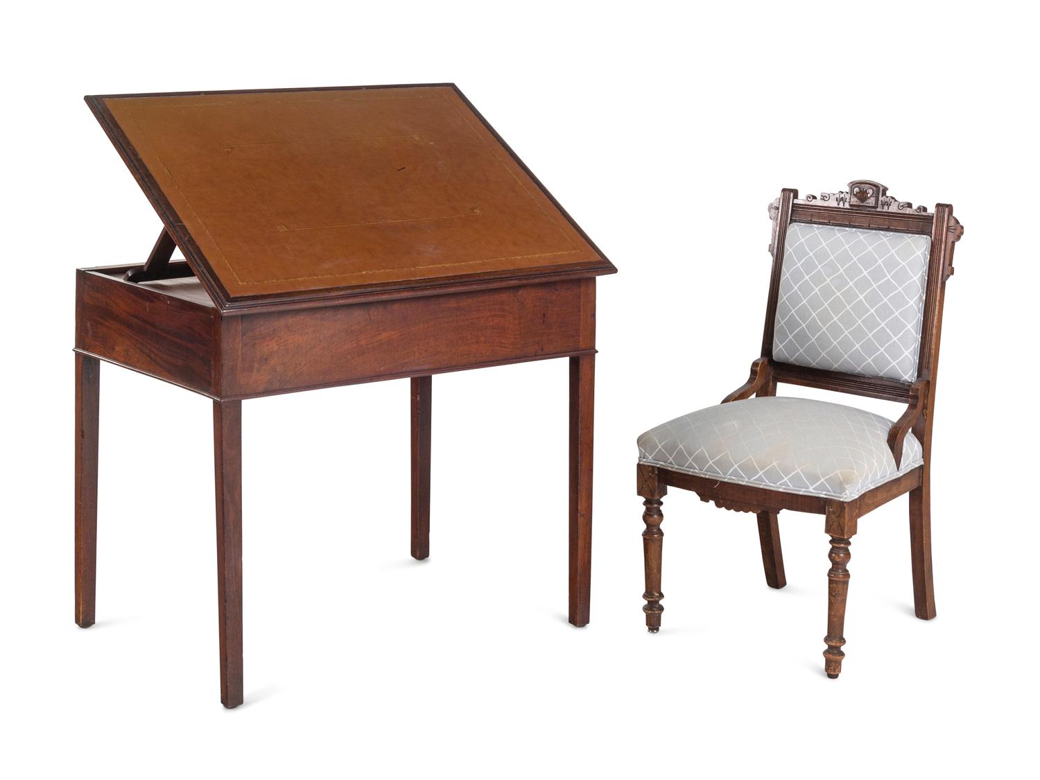 A George III Mahogany Adjustable Architect's Table