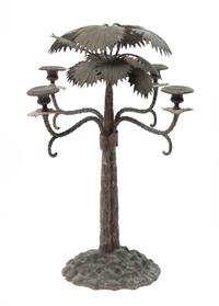 A Four-Light Metal Candelabrum Height 23 1/2 inches. — LATE 19TH CENTURY