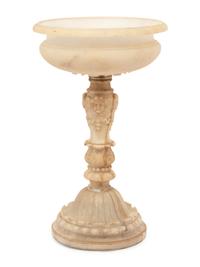 An Italian Alabaster Table Lamp
