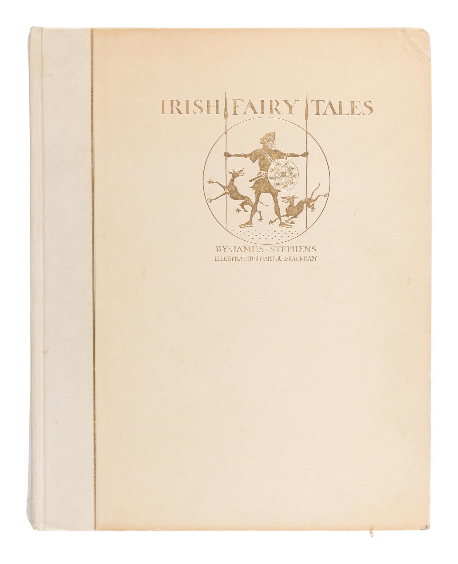 [RACKHAM, Arthur (1867-1939), illustrator.]. STEPHENS, James (1880-1950). Irish Fairy Tales. London: MacMillan & Co. Ltd., 1920.