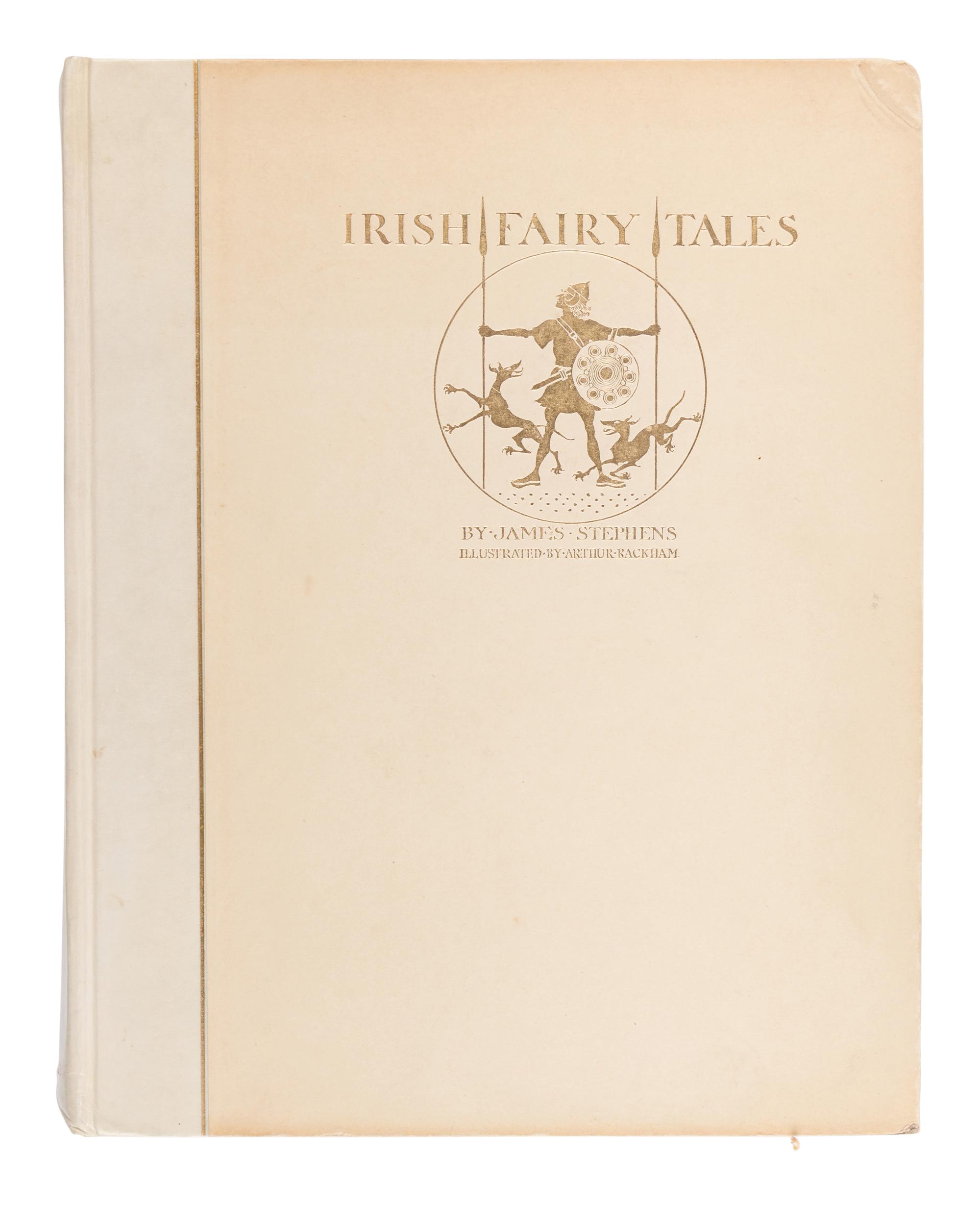 [RACKHAM, Arthur (1867-1939), illustrator.]. STEPHENS, James (1880-1950). Irish Fairy Tales. London: MacMillan & Co. Ltd., 1920.