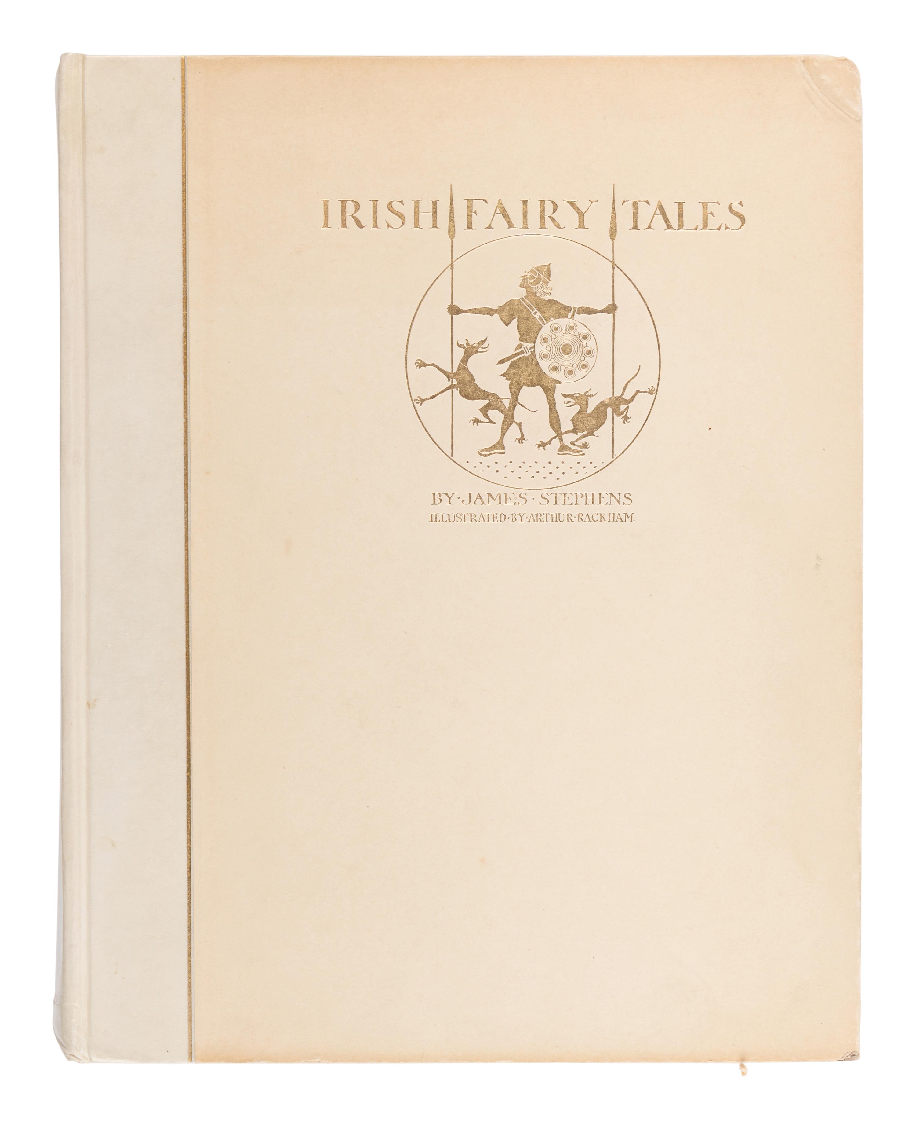 [RACKHAM, Arthur (1867-1939), illustrator.]. STEPHENS, James (1880-1950). Irish Fairy Tales. London: MacMillan & Co. Ltd., 1920.