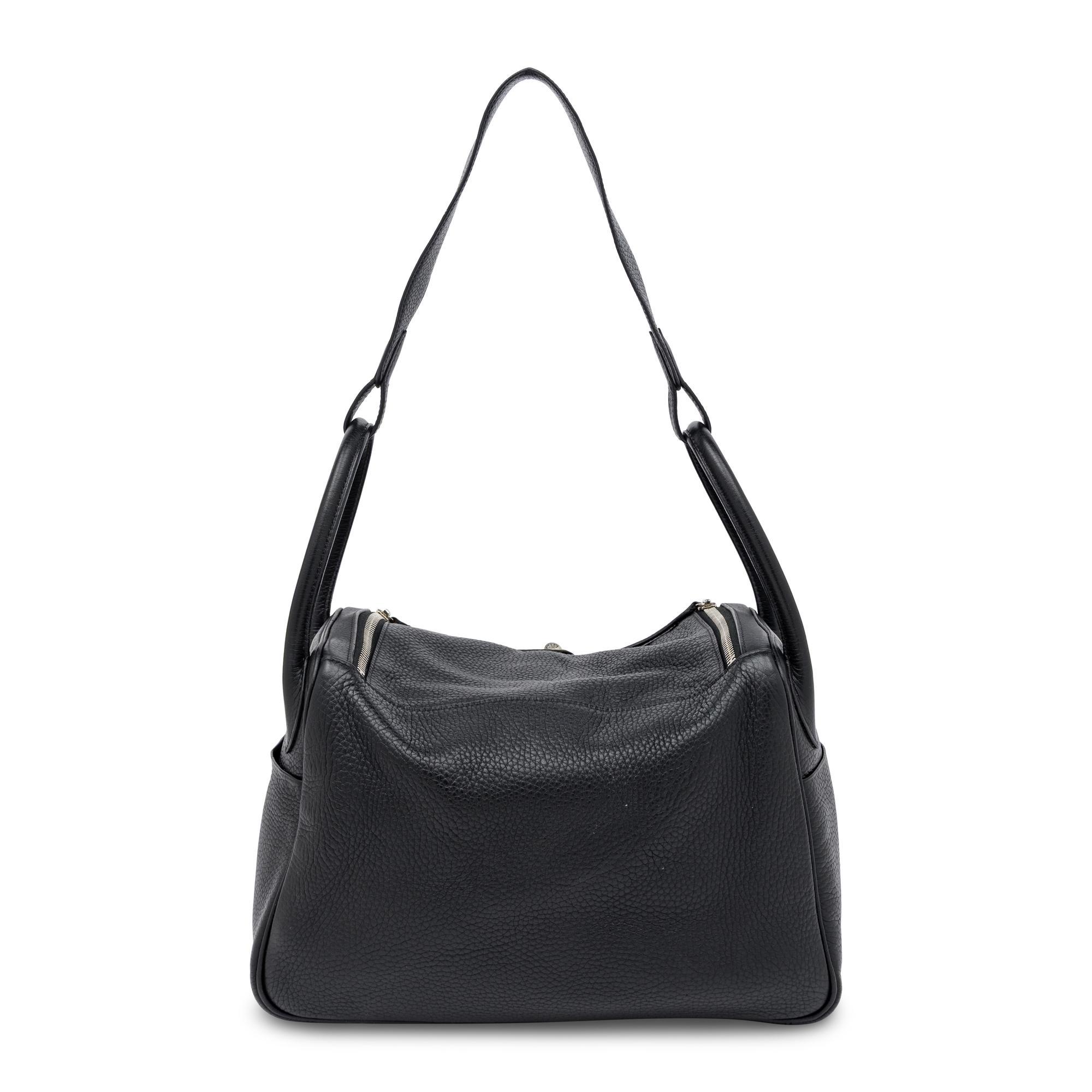 Hermès, Lindy 30 in Noir Clemence