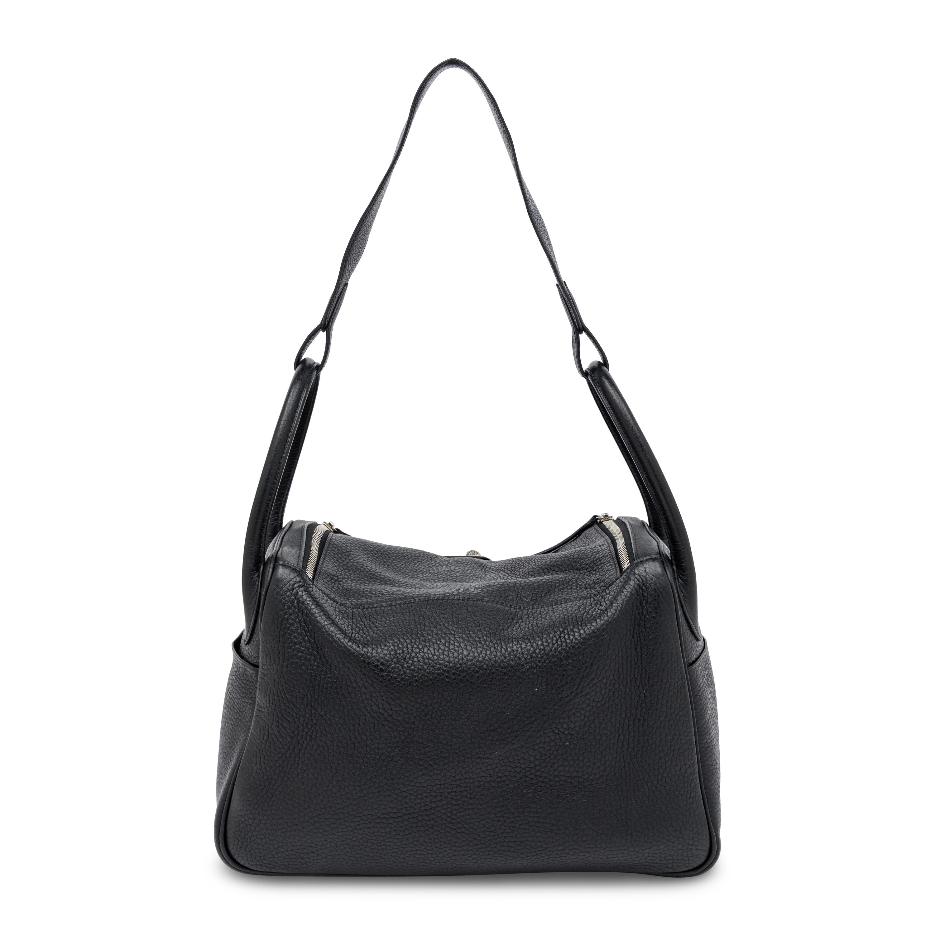 Hermès, Lindy 30 in Noir Clemence